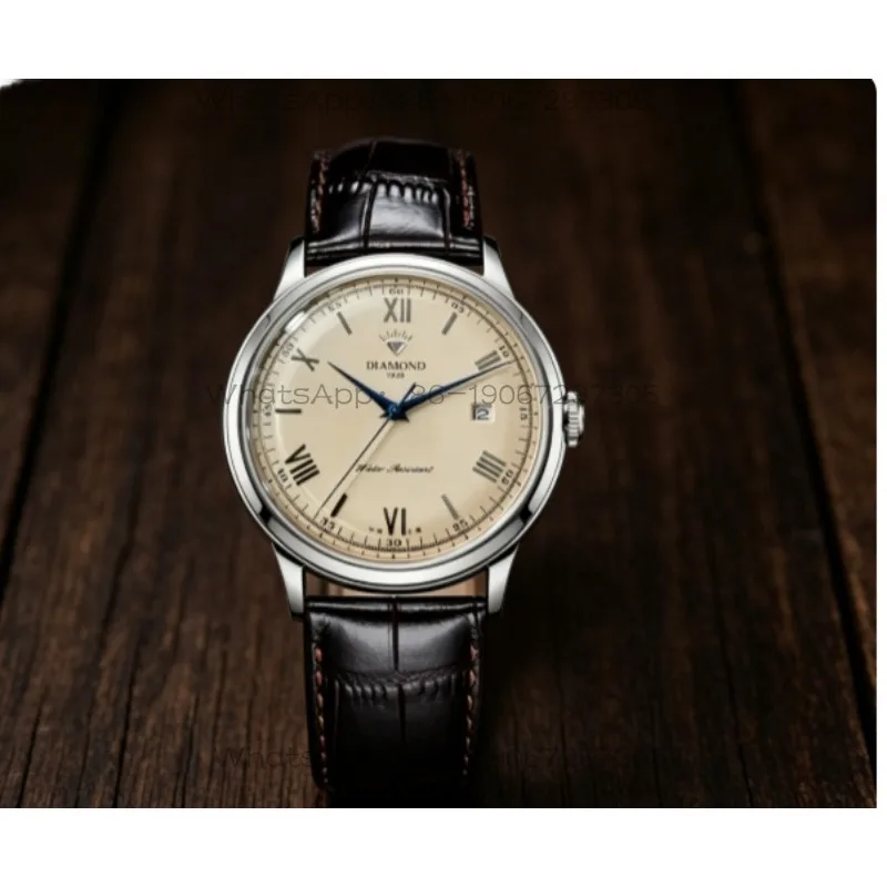 Da Qin Wang Jian Shanghai Diamond Men's Watch Fully Automatic Ultra-thin Mechanical Watch Waterproof and Shockproof
Da Qin Wang Jian Shanghai Diamond Men's Watch Fully Automatic Ultra-thin Mechanical Watch Waterproof and Shockproof