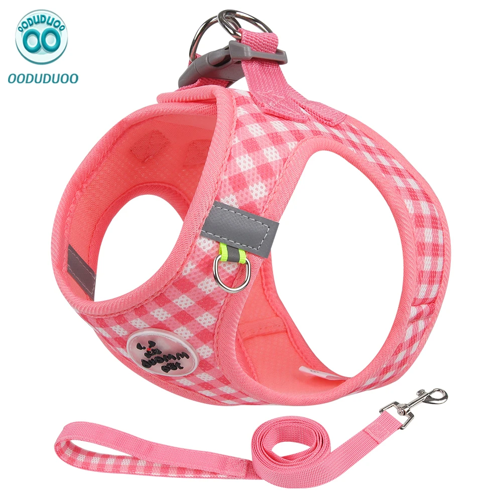 OODUDUOO Dog Harness and Leash Set - Breathable Mesh with Reflective Strips, Anti-Choke Handle, D-Ring - Small Medium Dogs
OODUDUOO Dog Harness and Leash Set - Breathable Mesh with Reflective Strips, Anti-Choke Handle, D-Ring - Small Medium Dogs
