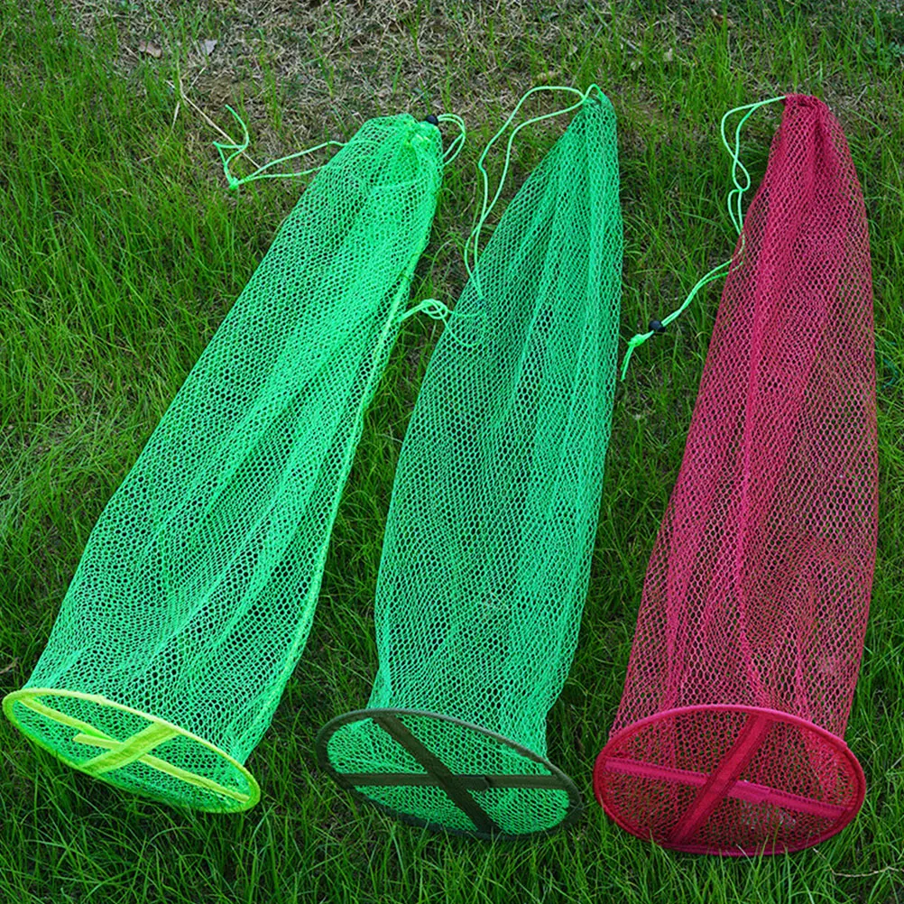 3 Pcs Fishing Net 0 7m Long 25cm Round Bottom Drawstring Portable Foldable Fish Guard Mesh Basket Crabbing Storage
3 Pcs Fishing Net 0 7m Long 25cm Round Bottom Drawstring Portable Foldable Fish Guard Mesh Basket Crabbing Storage