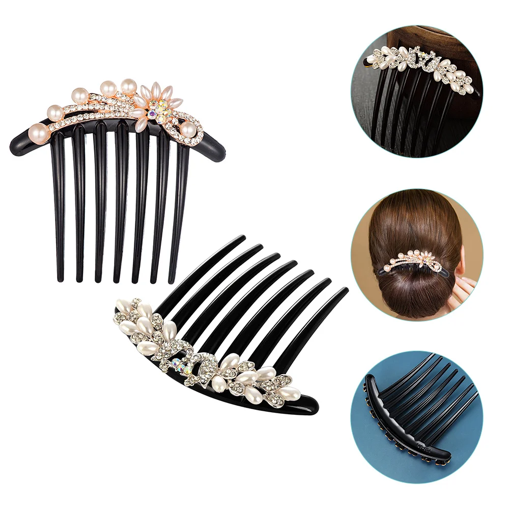 Pearl 7 Teeth Durable Pearls Hair Comb Bridal Rhinestone Insert Wedding Accessories Elegant Hair Pin
Pearl 7 Teeth Durable Pearls Hair Comb Bridal Rhinestone Insert Wedding Accessories Elegant Hair Pin