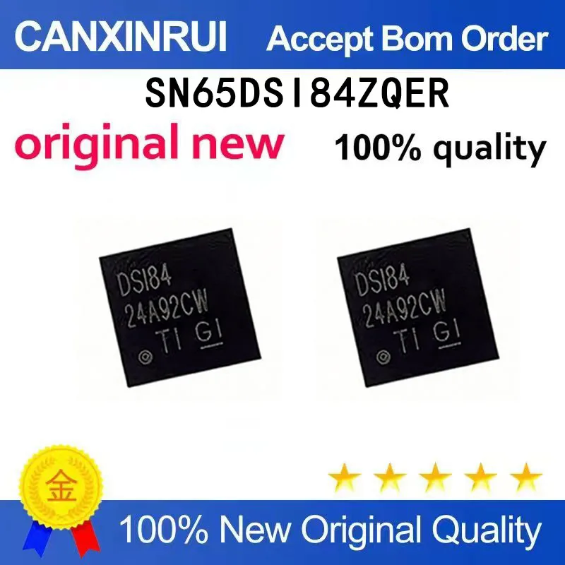 (5-100 pieces)Brand new original SN65DSI84ZQER silk screen DSI84 DS184 BGA64 patch interface chip IC
(5-100 pieces)Brand new original SN65DSI84ZQER silk screen DSI84 DS184 BGA64 patch interface chip IC