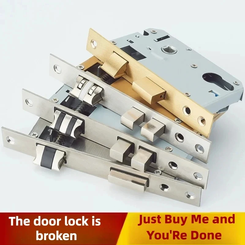 Small Bearing 50mm 58mm Magnetic Silent Lock Body Anti-Collision Indoor Wooden Door Lock Accessories for Bedroom
Small Bearing 50mm 58mm Magnetic Silent Lock Body Anti-Collision Indoor Wooden Door Lock Accessories for Bedroom