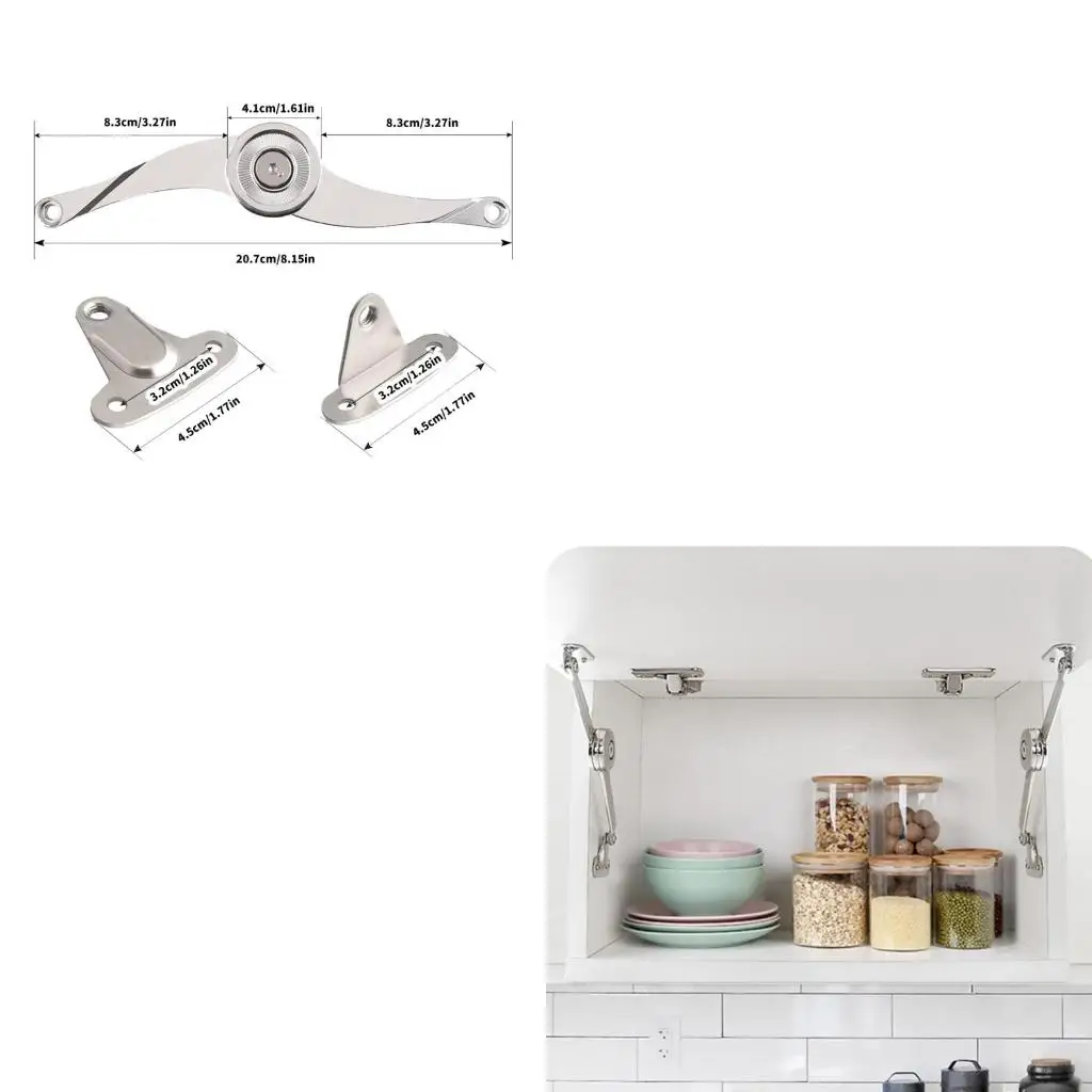 2Pcs Soft Close Lid Support Hinges Replacement Cabinet Lid Stay Folding Hinges
2Pcs Soft Close Lid Support Hinges Replacement Cabinet Lid Stay Folding Hinges