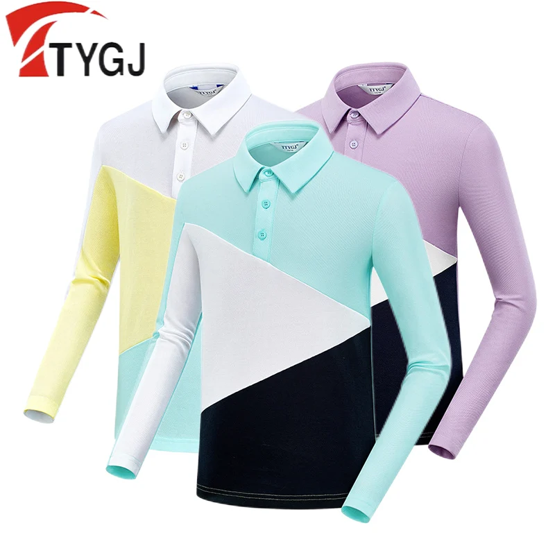 TTYGJ Children Patchwork Soft Golf Shirt Boys Girls Long-sleeve Quick-dry T-shirt Breathable Stretch Tops Casual Wear Fashion
TTYGJ Children Patchwork Soft Golf Shirt Boys Girls Long-sleeve Quick-dry T-shirt Breathable Stretch Tops Casual Wear Fashion