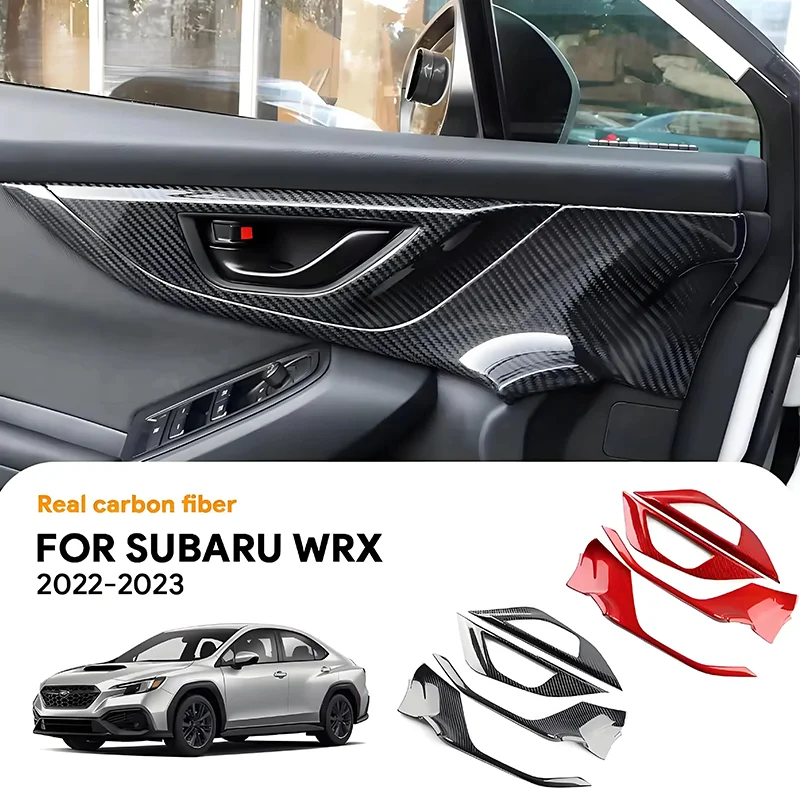 For Subaru WRX STI Real Dry Hard Carbon Fiber Sticker 22-23 Front Door Handle Panel Interior Trim Cover Modification Accessories
For Subaru WRX STI Real Dry Hard Carbon Fiber Sticker 22-23 Front Door Handle Panel Interior Trim Cover Modification Accessories