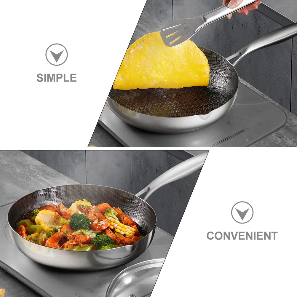 Stainless Steel Wok Honeycomb Structure Chinese Household Frying Pan Ergonomic Handle Non-Stick Cooking Pot For Gas Electric
Stainless Steel Wok Honeycomb Structure Chinese Household Frying Pan Ergonomic Handle Non-Stick Cooking Pot For Gas Electric