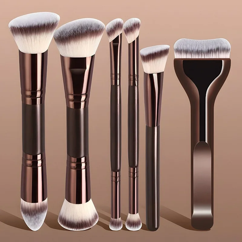 Cross-Border Double-Headed Makeup Brush Set, Small Pillow-Shaped Foundation Blush And Loose Powder Brush, Complete Set Of
Cross-Border Double-Headed Makeup Brush Set, Small Pillow-Shaped Foundation Blush And Loose Powder Brush, Complete Set Of