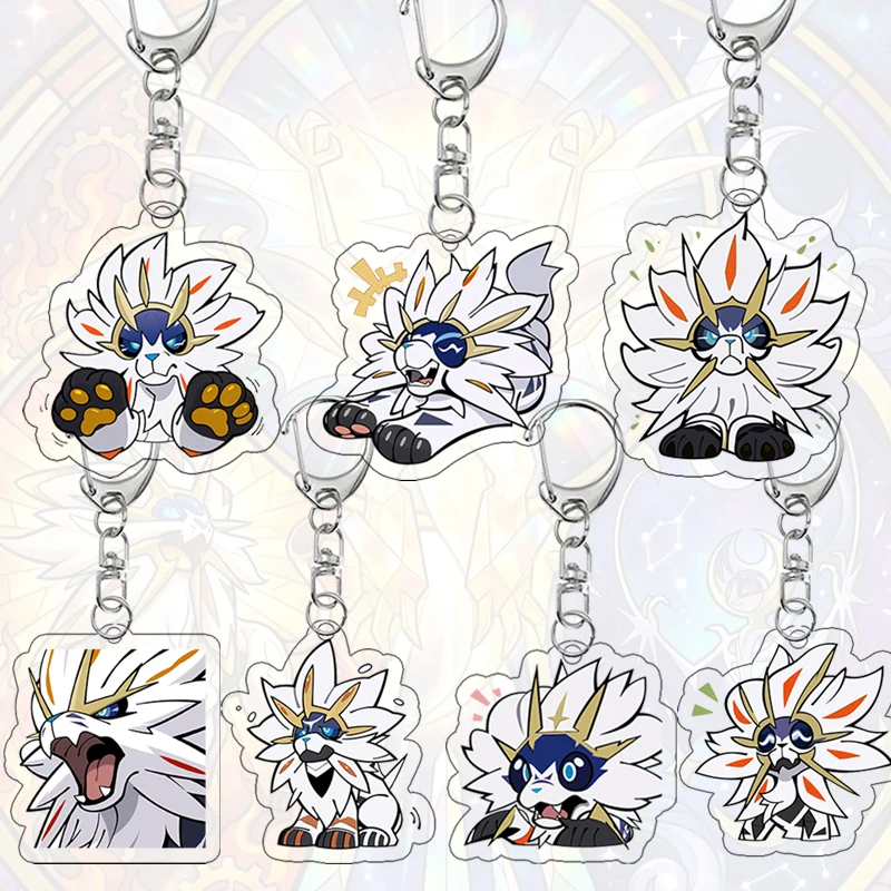 Kawaii Solgaleo Acrylic Keychain Bag Double Sided Anime Cartoon Q Version Keyring Double Sided Student Pendant Birthday Gift
Kawaii Solgaleo Acrylic Keychain Bag Double Sided Anime Cartoon Q Version Keyring Double Sided Student Pendant Birthday Gift