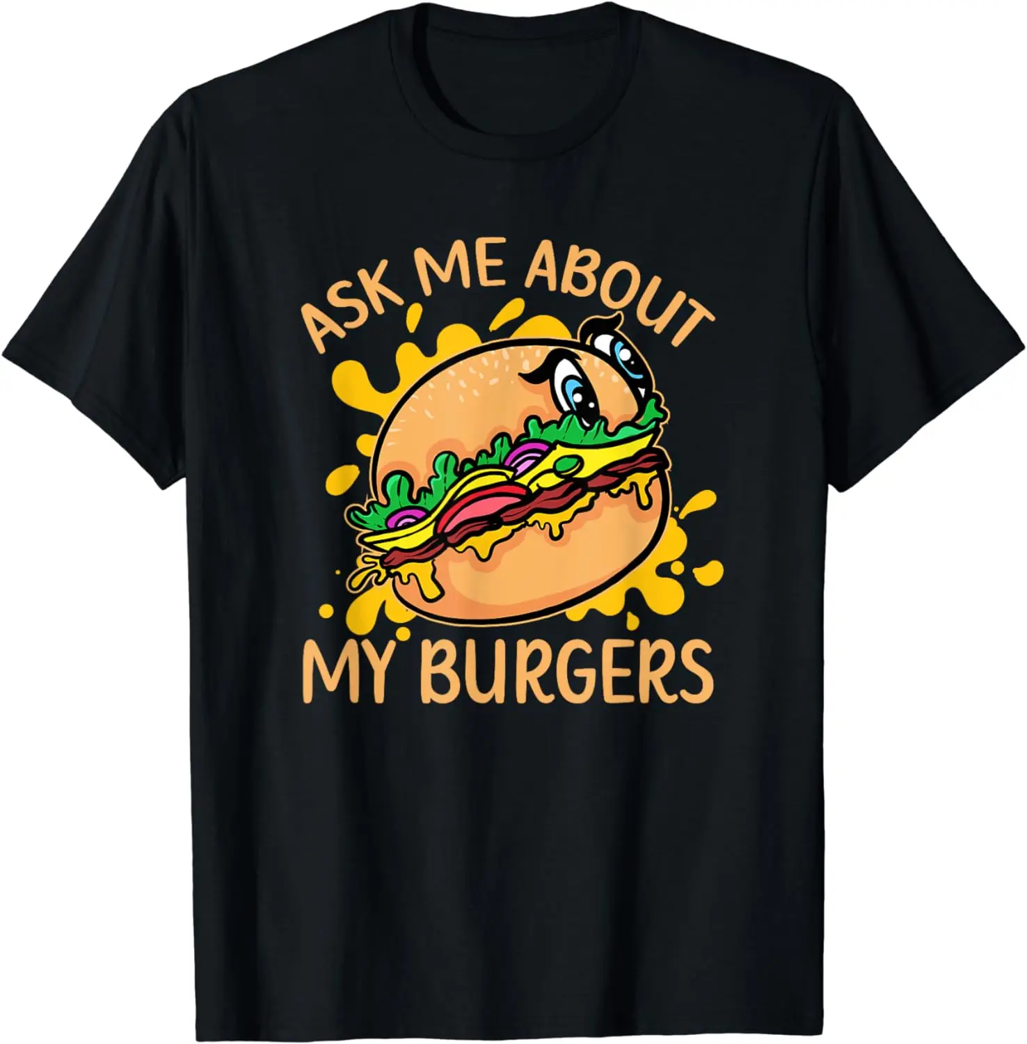 Foodies Cheese Burgers Fast Food Aesthetic Art T-Shirt Ask Me about Burgers Short Sleeve Cotton Oversized T Shirt
Foodies Cheese Burgers Fast Food Aesthetic Art T-Shirt Ask Me about Burgers Short Sleeve Cotton Oversized T Shirt