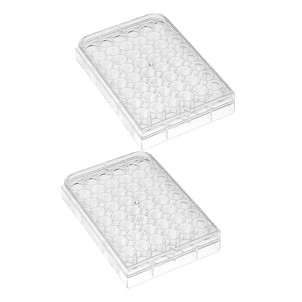 2 Pcs Microplate Laboratory Cell Culture Tissue with Lid for Tray Equipment Reaction
2 Pcs Microplate Laboratory Cell Culture Tissue with Lid for Tray Equipment Reaction
