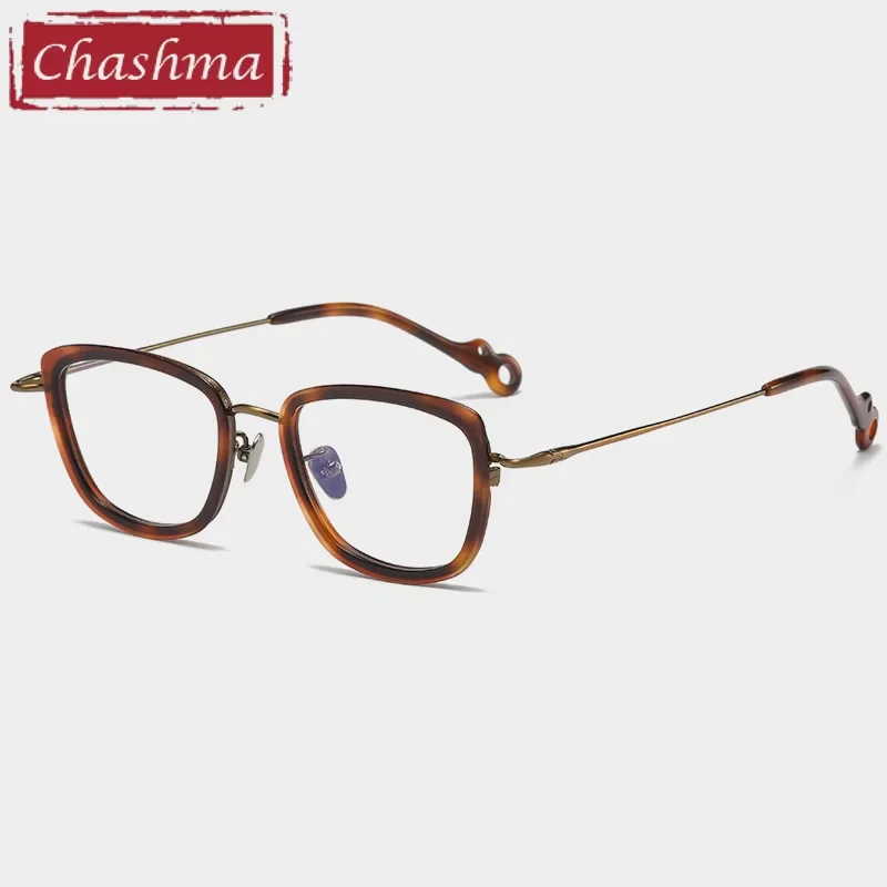 Chashma Prescription Glasses Women Cat Eye Fashion Acetate Pure Titanium Eyeglasses Frames Optical Eyewear for Recipe Spectacles
Chashma Prescription Glasses Women Cat Eye Fashion Acetate Pure Titanium Eyeglasses Frames Optical Eyewear for Recipe Spectacles