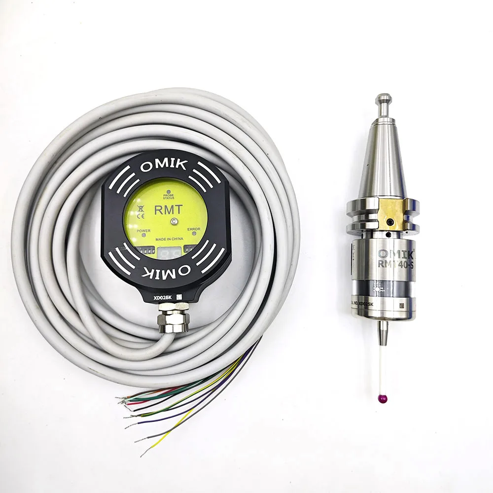 Новый инфракрасный датчик станка RMT40-S можно использовать с держателями инструментов BT30 или BT40 для полностью замены Renishaw OMP40.
Новый инфракрасный датчик станка RMT40-S можно использовать с держателями инструментов BT30 или BT40 для полностью замены Renishaw OMP40.