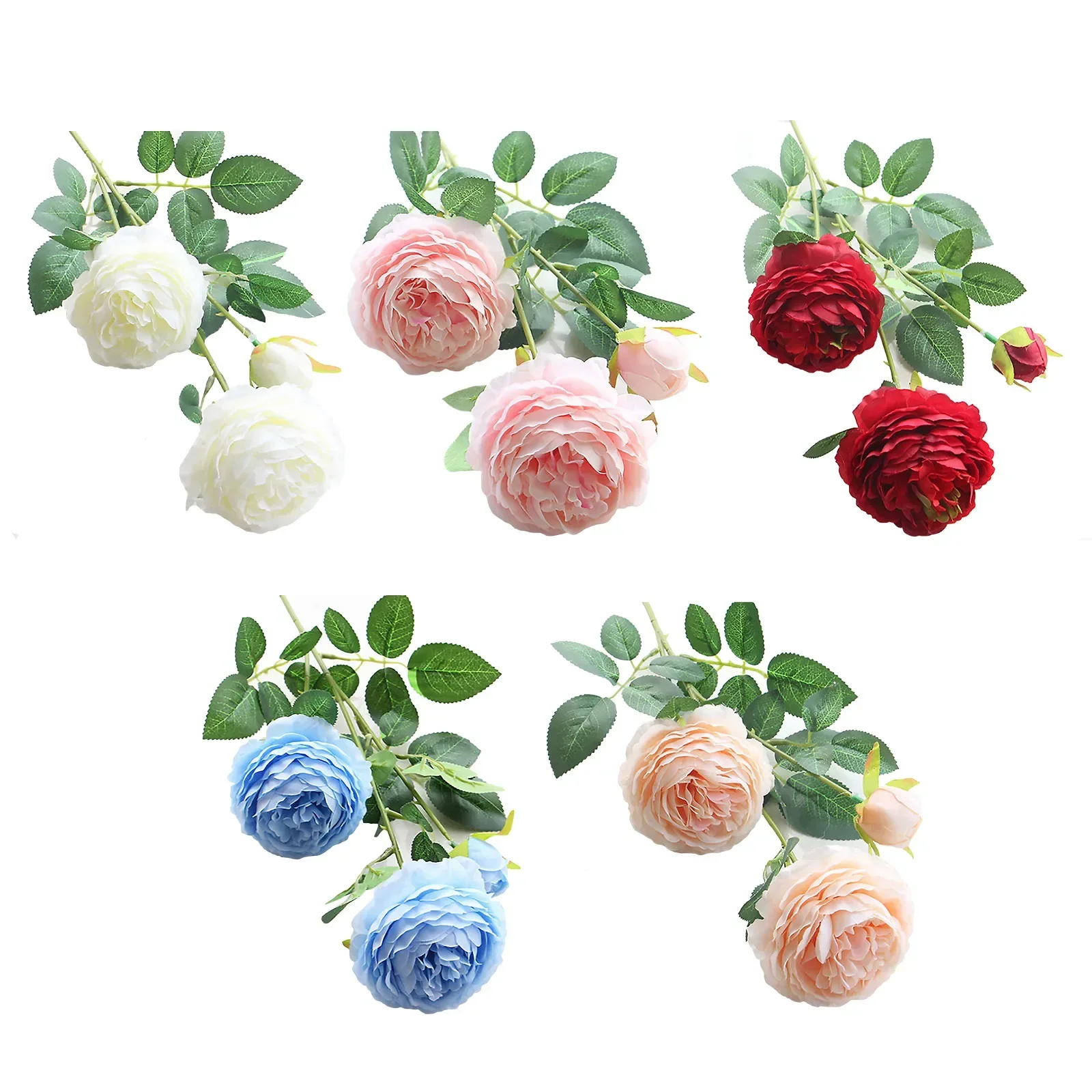 1PC 3-Head Foreign European-Style Fake Peony Artificial Flower Home Decor Wedding Decoration Plastic Silk Simulated Flower
1PC 3-Head Foreign European-Style Fake Peony Artificial Flower Home Decor Wedding Decoration Plastic Silk Simulated Flower