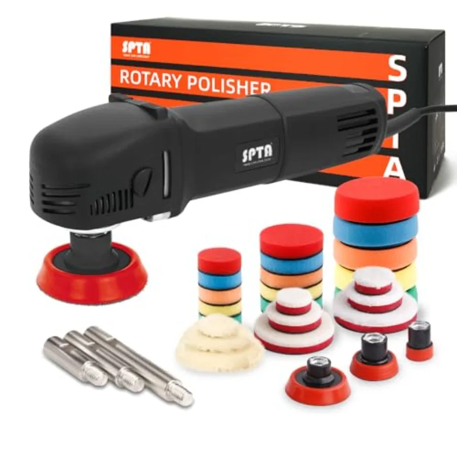Mini Polishing hine Buffer Rotary Polisher Auto Detailing erpolish with 27Pcs Detail Polishing Pad Mix Size Kit Buffing Pad and
Mini Polishing hine Buffer Rotary Polisher Auto Detailing erpolish with 27Pcs Detail Polishing Pad Mix Size Kit Buffing Pad and