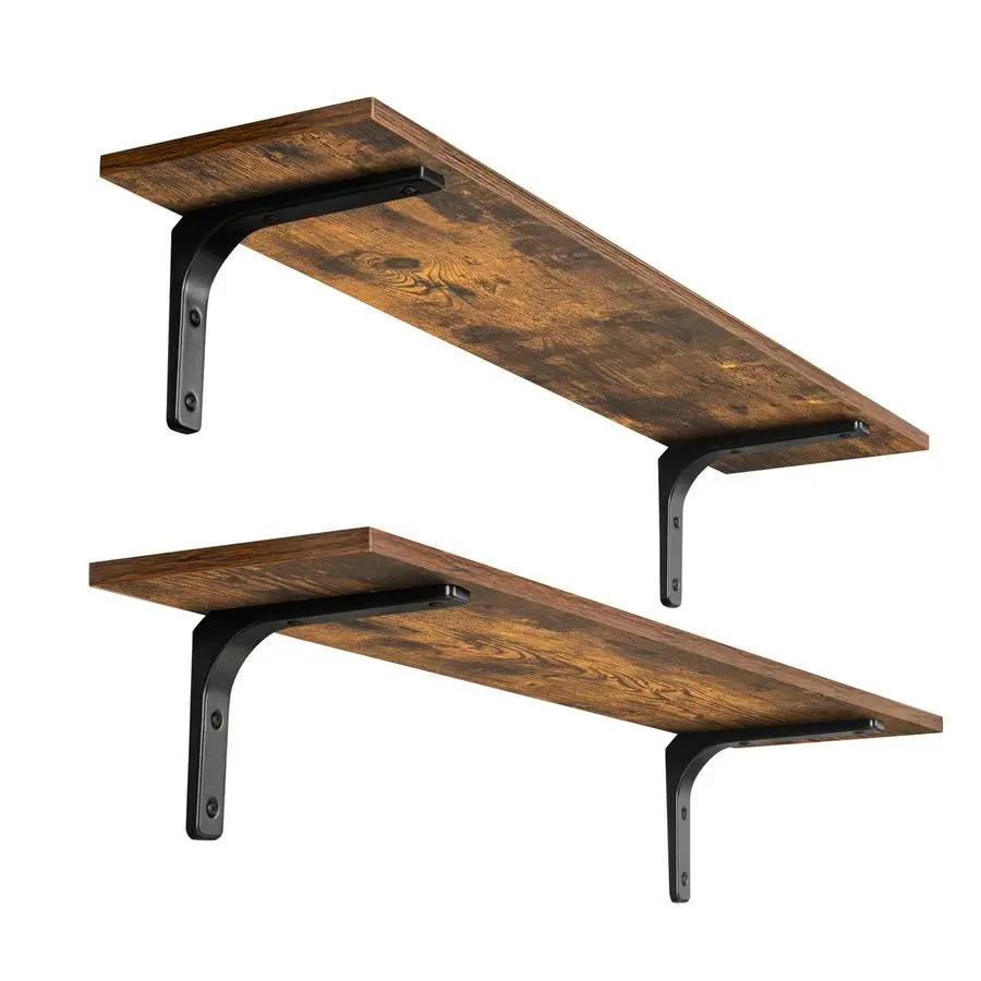 LVJ Long Wall Shelves, 31.5 Inch Wall Mounted Shelves Set of 2, EasytoInstall, Wall Storage Ledges with Sturdy Metal Brackets fo
LVJ Long Wall Shelves, 31.5 Inch Wall Mounted Shelves Set of 2, EasytoInstall, Wall Storage Ledges with Sturdy Metal Brackets fo