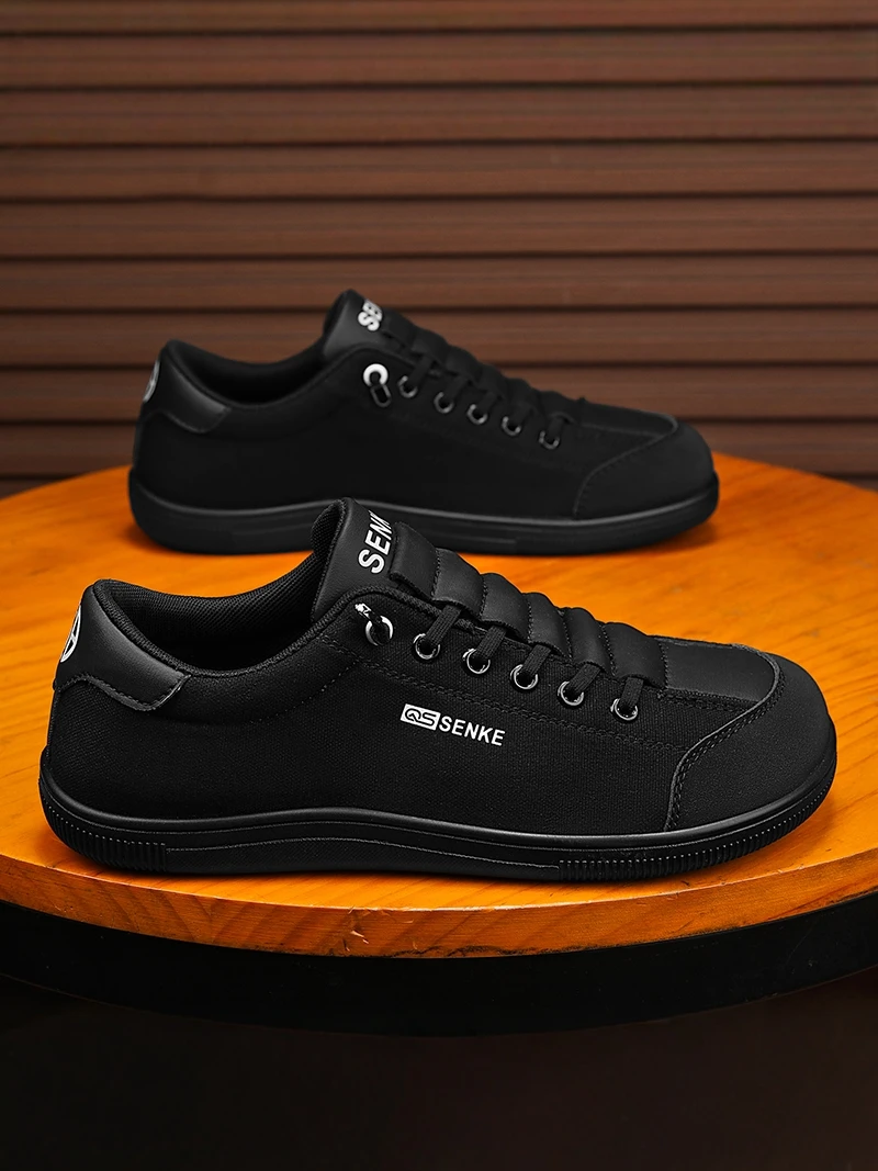 Men's Summer Anti-Slip Casual Trendy Wide Foot Head No-Tie Sports Soft Bottom Lightweight Black Canvas Shoes Breathable round...
Men's Summer Anti-Slip Casual Trendy Wide Foot Head No-Tie Sports Soft Bottom Lightweight Black Canvas Shoes Breathable round...