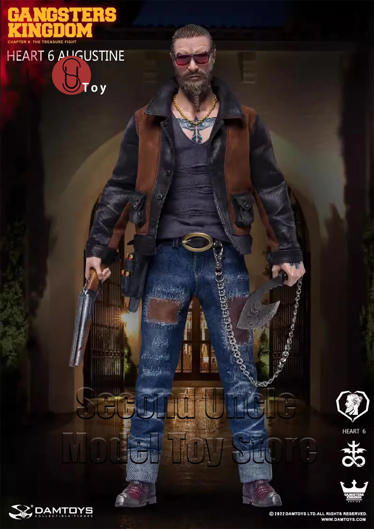 DAMTOYS DAM GK027 1/6 Gangsters Kingdom HEARTS 6 AUGUSTINE 12'' Soldier Action Figure Full Set Model Toy Gift
DAMTOYS DAM GK027 1/6 Gangsters Kingdom HEARTS 6 AUGUSTINE 12'' Soldier Action Figure Full Set Model Toy Gift