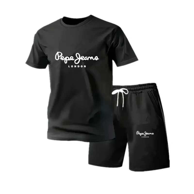 summer New fitness sportswear for men, short-sleeved T-shirt and shorts two-piece set, breathable and quick-drying casual wear.
summer New fitness sportswear for men, short-sleeved T-shirt and shorts two-piece set, breathable and quick-drying casual wear.
