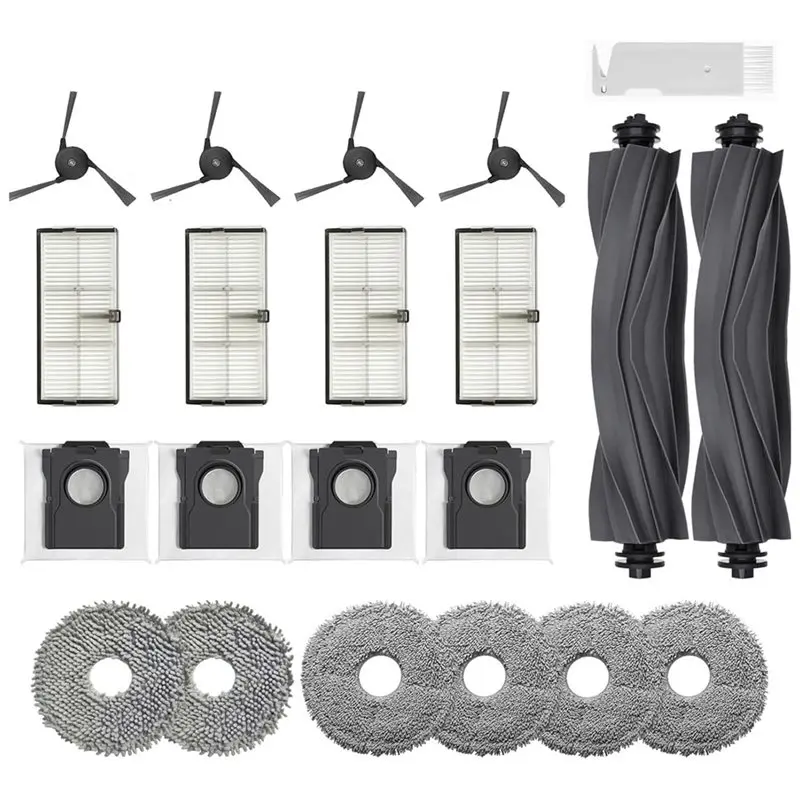 Запасные части и аксессуары X09A для Dreame X40 Ultra, Complete L40 Ultra, X40 Master, MOVA P10 Pro Ultra - набор щеток и фильтров для уборки.
Запасные части и аксессуары X09A для Dreame X40 Ultra, Complete L40 Ultra, X40 Master, MOVA P10 Pro Ultra - набор щеток и фильтров для уборки.