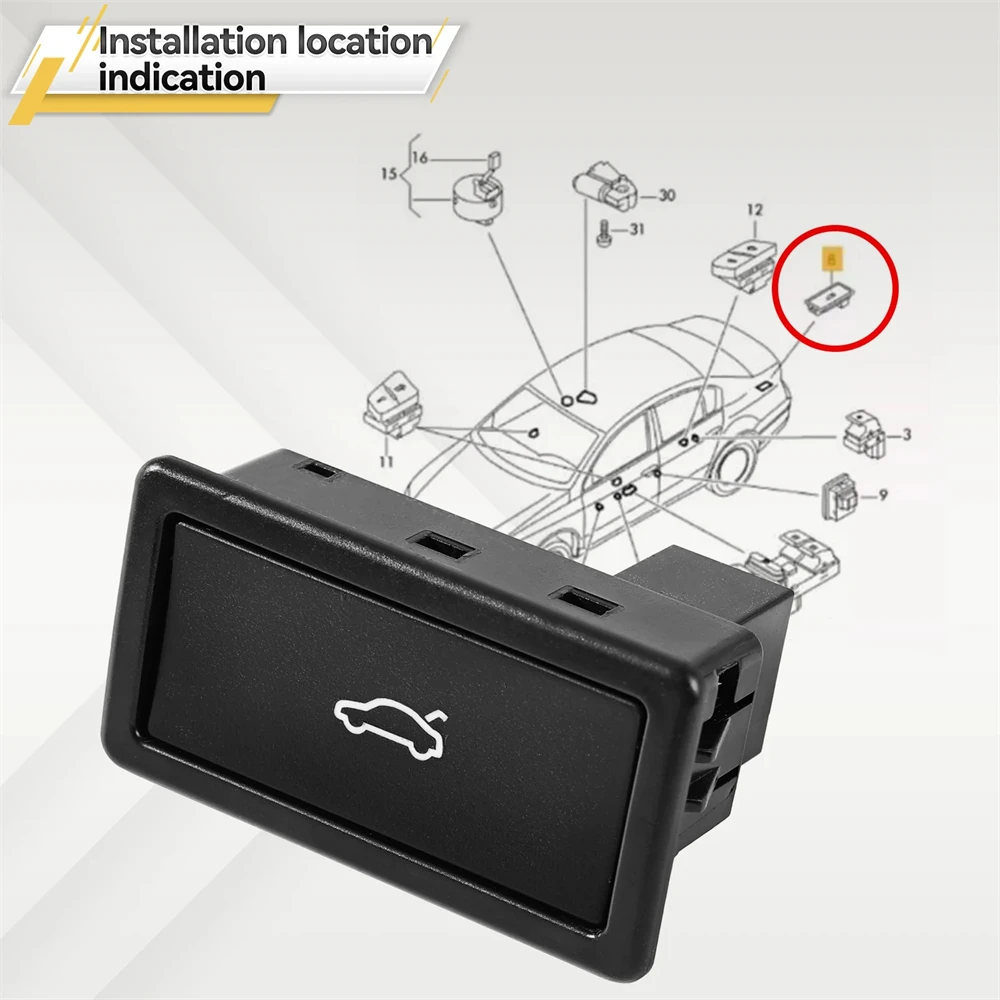 For AUDI A4 A6 A8 Q5 Q7 RS4 RS6 V W PASSAT SKODA Superb SEAT Superb 3D0959831D Electric Power Lock Switch Button Trunk Lid Lock
For AUDI A4 A6 A8 Q5 Q7 RS4 RS6 V W PASSAT SKODA Superb SEAT Superb 3D0959831D Electric Power Lock Switch Button Trunk Lid Lock