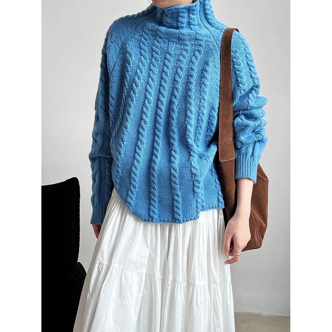 2025 Women Autumn Winter Turtleneck Sweater Knitted Pullovers Thick Sweater Tops Women Pullovers Fashion Sweater Pull Femme
2025 Women Autumn Winter Turtleneck Sweater Knitted Pullovers Thick Sweater Tops Women Pullovers Fashion Sweater Pull Femme