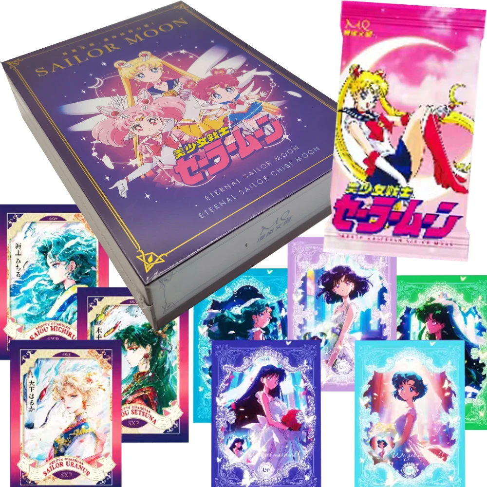 Anime Sailor Moon Collection Cards Tsukino Usagi Mizuno Ami Dreamy Romantic Princess Dress Magical Girls Cards Gifts for Fans
Anime Sailor Moon Collection Cards Tsukino Usagi Mizuno Ami Dreamy Romantic Princess Dress Magical Girls Cards Gifts for Fans