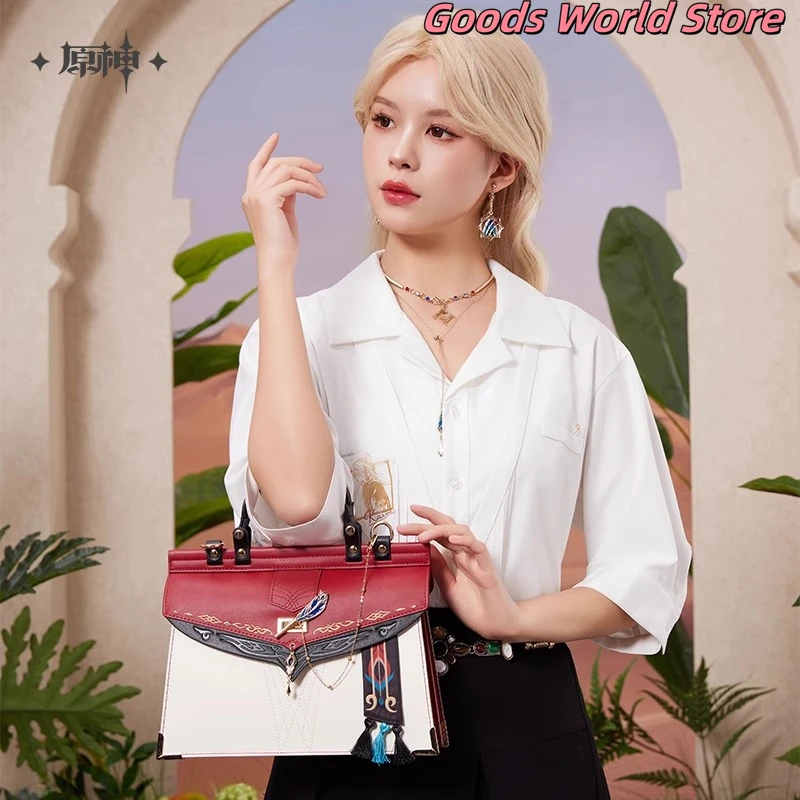 Original Kaveh Bag handbag messenger bag Mihoyo Genshin Impact Kaveh Cosplay Costume Accessary Anime Game Bag Birthday Gift
Original Kaveh Bag handbag messenger bag Mihoyo Genshin Impact Kaveh Cosplay Costume Accessary Anime Game Bag Birthday Gift