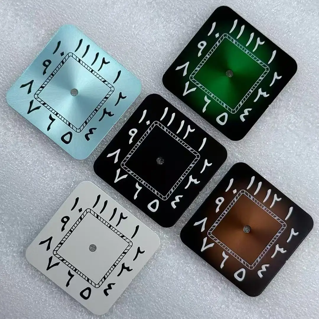Square Arabic numeral No Calendar dial 27mm Mechanical Watch modified accessory NH35 movement watch No logo dial
Square Arabic numeral No Calendar dial 27mm Mechanical Watch modified accessory NH35 movement watch No logo dial