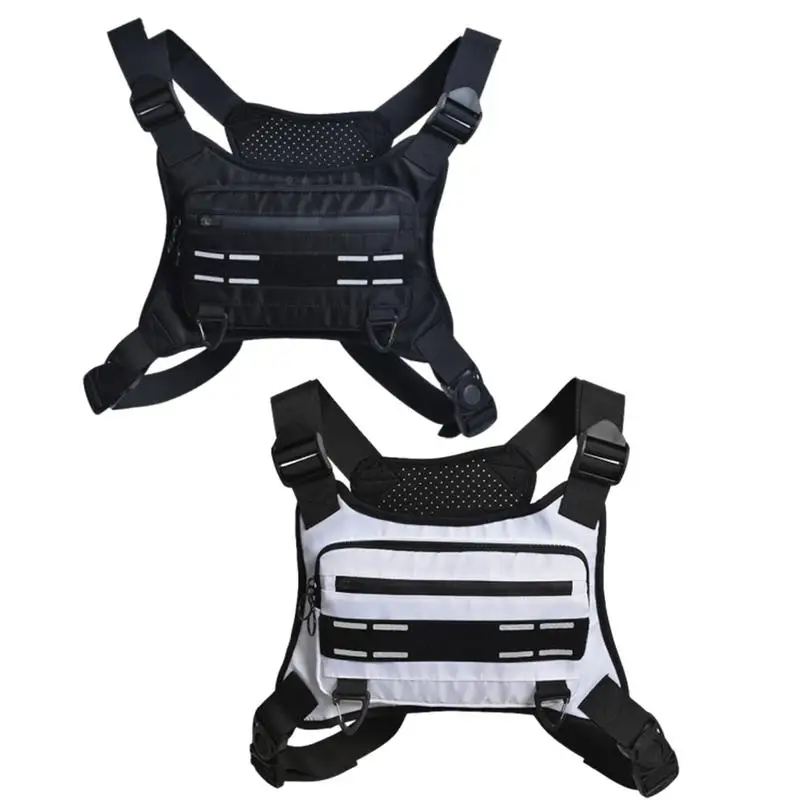 Adjustable Running Chest Bag Running Vest Bag Reflective Front Chest Pack With Phone Holder Breathable Cycling Vest For Sport
Adjustable Running Chest Bag Running Vest Bag Reflective Front Chest Pack With Phone Holder Breathable Cycling Vest For Sport