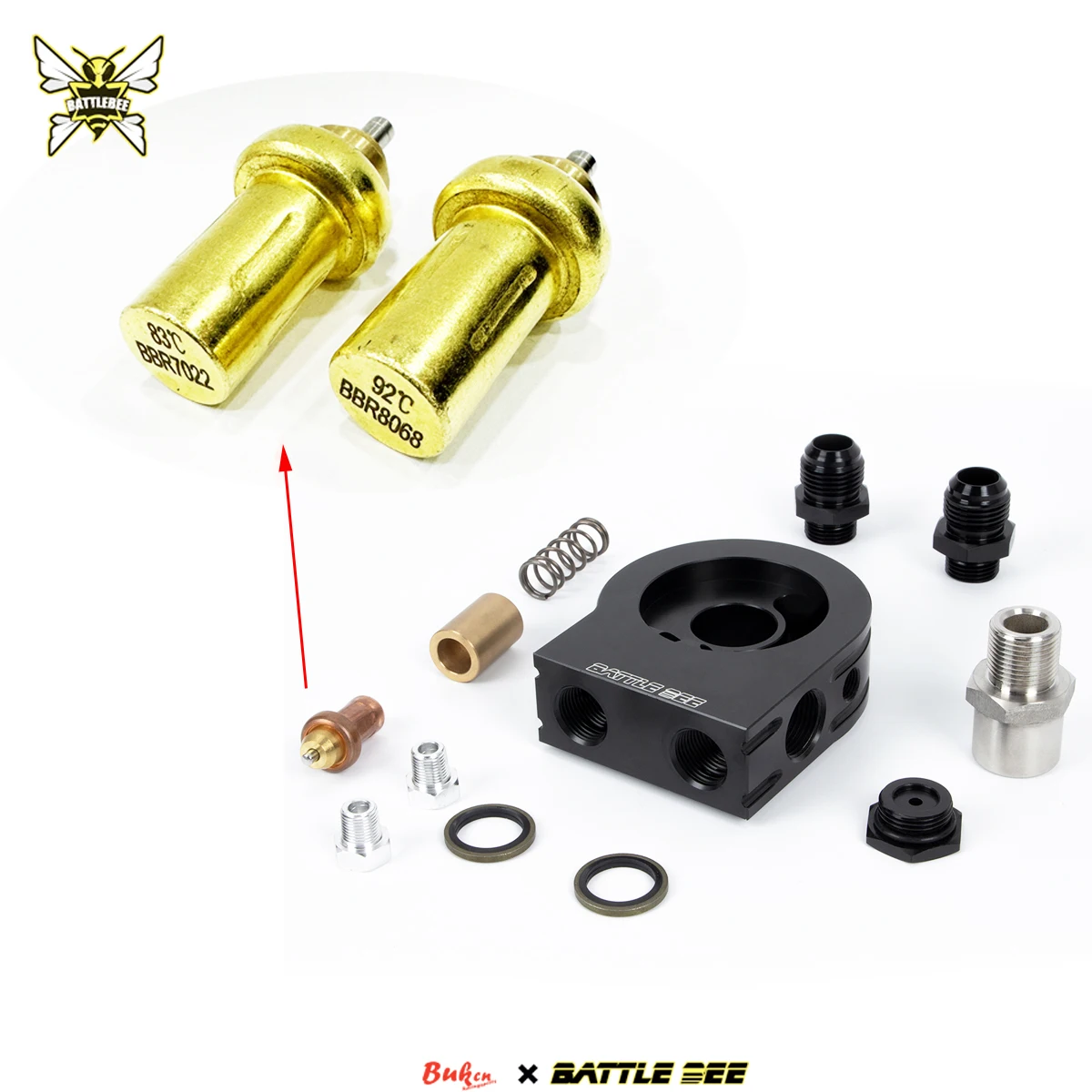 Replacement Thermostat for Thermostatic Oil cooler Sandwich Plate182°F/83°C 198°F/92°C
Replacement Thermostat for Thermostatic Oil cooler Sandwich Plate182°F/83°C 198°F/92°C