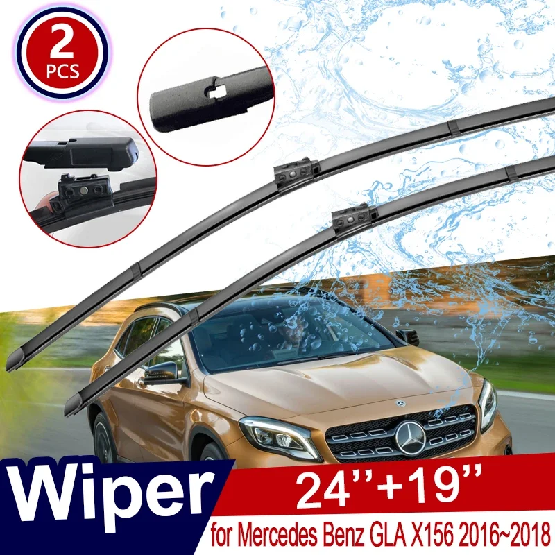 Car Wiper Blades for Mercedes Benz GLA X156 2013~2015 GLA180 GLA200 GLA220 GLA250 GLA45 200 220 250 200d 220d Car Accessories
Car Wiper Blades for Mercedes Benz GLA X156 2013~2015 GLA180 GLA200 GLA220 GLA250 GLA45 200 220 250 200d 220d Car Accessories