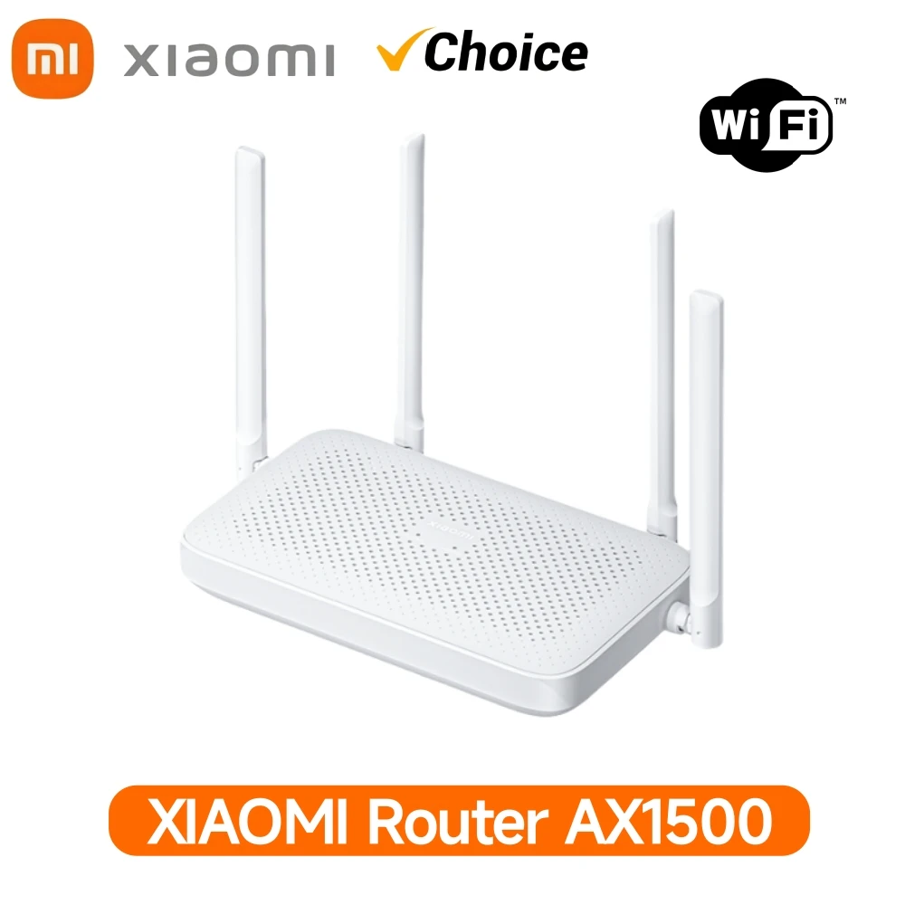 Xiaomi AX1500 Wi-Fi 6 Gigabit Router Dual Band 2.4G 5GHz Mesh Extender Whole Home Coverage APP Parental Control OFDMA Booster
Xiaomi AX1500 Wi-Fi 6 Gigabit Router Dual Band 2.4G 5GHz Mesh Extender Whole Home Coverage APP Parental Control OFDMA Booster