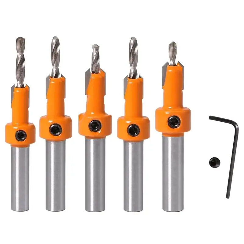 AB66-8Mm Countersink Drill Bit Countersink Drill Bit Set HSS Tapered Woodworking Drill Bits
AB66-8Mm Countersink Drill Bit Countersink Drill Bit Set HSS Tapered Woodworking Drill Bits