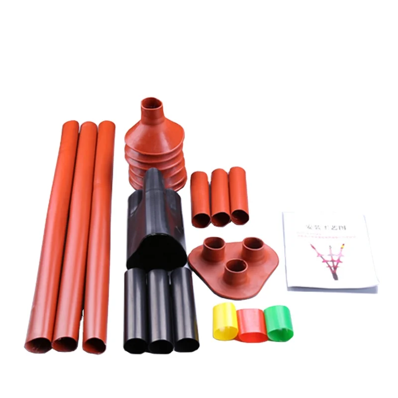 8.7/15KV Heat Shrink Tube Cable Terminal High Voltage Outdoor Heat Shrink Termination Kit and Splice Accessories
8.7/15KV Heat Shrink Tube Cable Terminal High Voltage Outdoor Heat Shrink Termination Kit and Splice Accessories