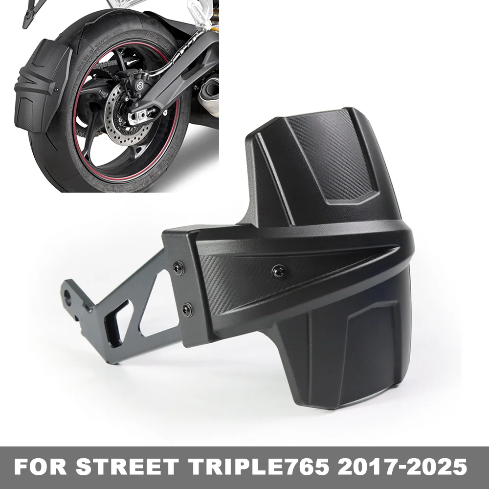 For Street Triple 765 R/S/RS 2017-2025 Motorcycle Wheel Hugger Mudguard Mudflaps Splash Guard Protector Rear Fender Cover Back
For Street Triple 765 R/S/RS 2017-2025 Motorcycle Wheel Hugger Mudguard Mudflaps Splash Guard Protector Rear Fender Cover Back
