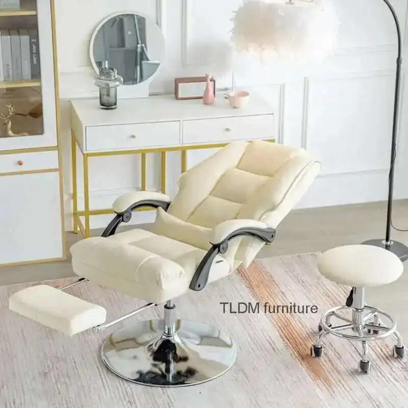 Reclinable Luxury Salon Chair Barbershop Portable Modern Leather Salon Chair Leg Protector Silla De Barbero Commercial Furniture
Reclinable Luxury Salon Chair Barbershop Portable Modern Leather Salon Chair Leg Protector Silla De Barbero Commercial Furniture
