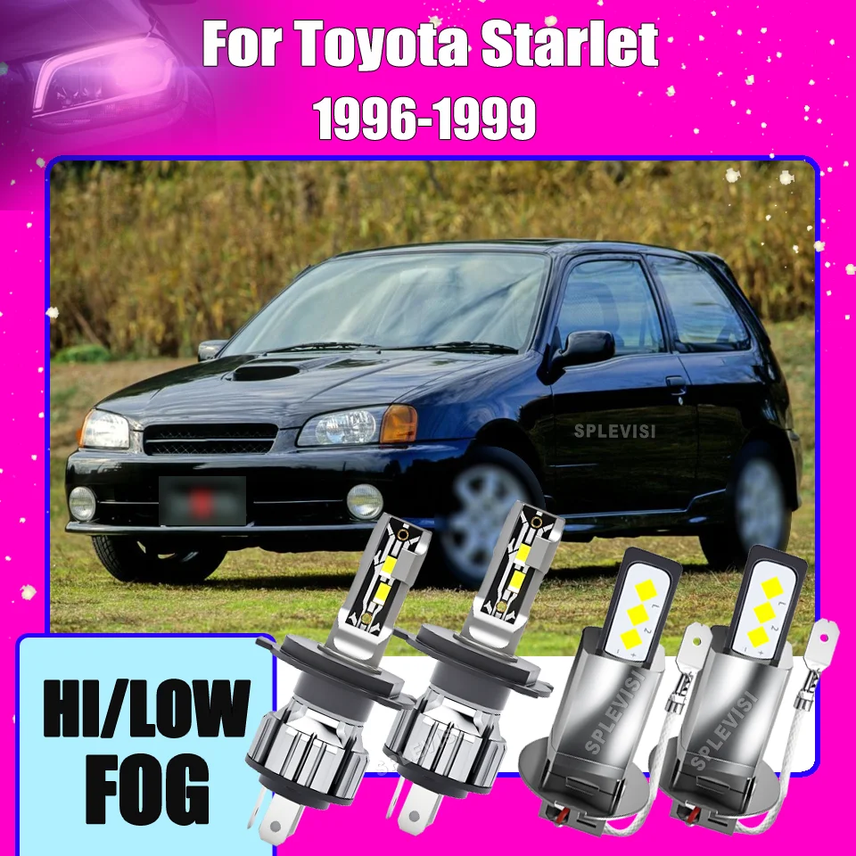 Current Stability LED Headlight Fog light High Lumens for Bright Lighting 9003 H3 Kit For Toyota Starlet 1996 1997 1998 1999
Current Stability LED Headlight Fog light High Lumens for Bright Lighting 9003 H3 Kit For Toyota Starlet 1996 1997 1998 1999