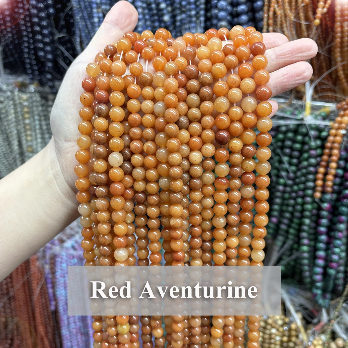 Natural Red Aventurine Beads Round Loose 4 6 8 10mm For Bracelet Making DIY Beads Jewelry Craft Gemstone New Jewelry Accessories
Natural Red Aventurine Beads Round Loose 4 6 8 10mm For Bracelet Making DIY Beads Jewelry Craft Gemstone New Jewelry Accessories