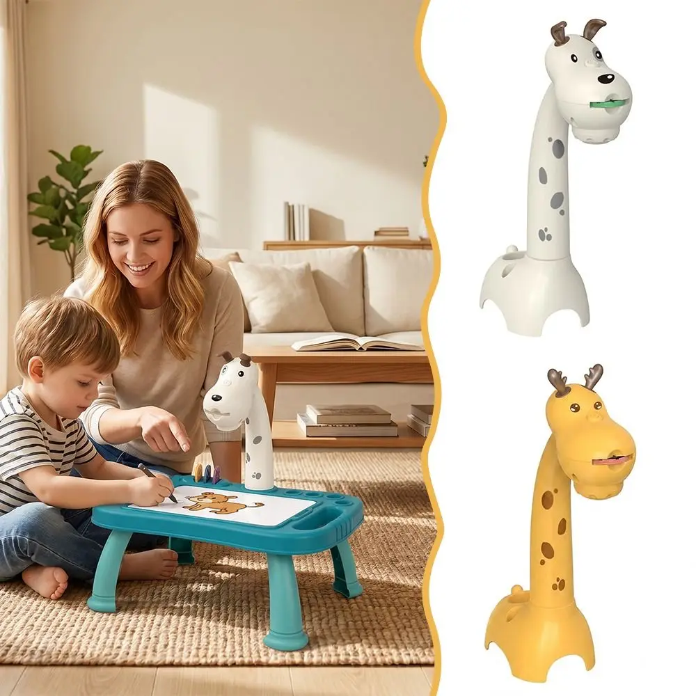 Cartoon Deer Dog Projection Drawing Toy Multi-functional Learning Toys Graffiti Board Toy Yellow White Plastic
Cartoon Deer Dog Projection Drawing Toy Multi-functional Learning Toys Graffiti Board Toy Yellow White Plastic