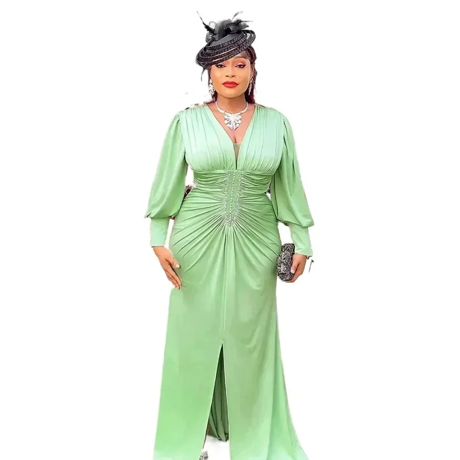 African Clothes for Women 2024 African Long Sleeve V-neck Dashiki Ankara Robe Wedding Party Dresses Outfits African Dresses
African Clothes for Women 2024 African Long Sleeve V-neck Dashiki Ankara Robe Wedding Party Dresses Outfits African Dresses