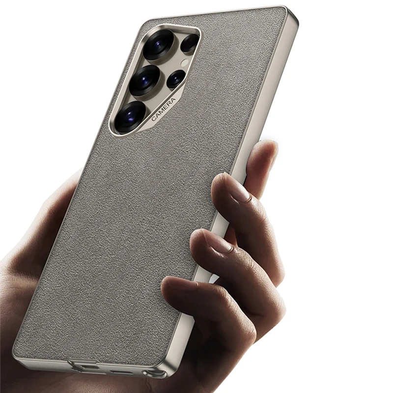 Чехол для Samsung Galaxy S25 Ultra: комфортный, из замши и велюра, с защитой для камеры
Чехол для Samsung Galaxy S25 Ultra: комфортный, из замши и велюра, с защитой для камеры