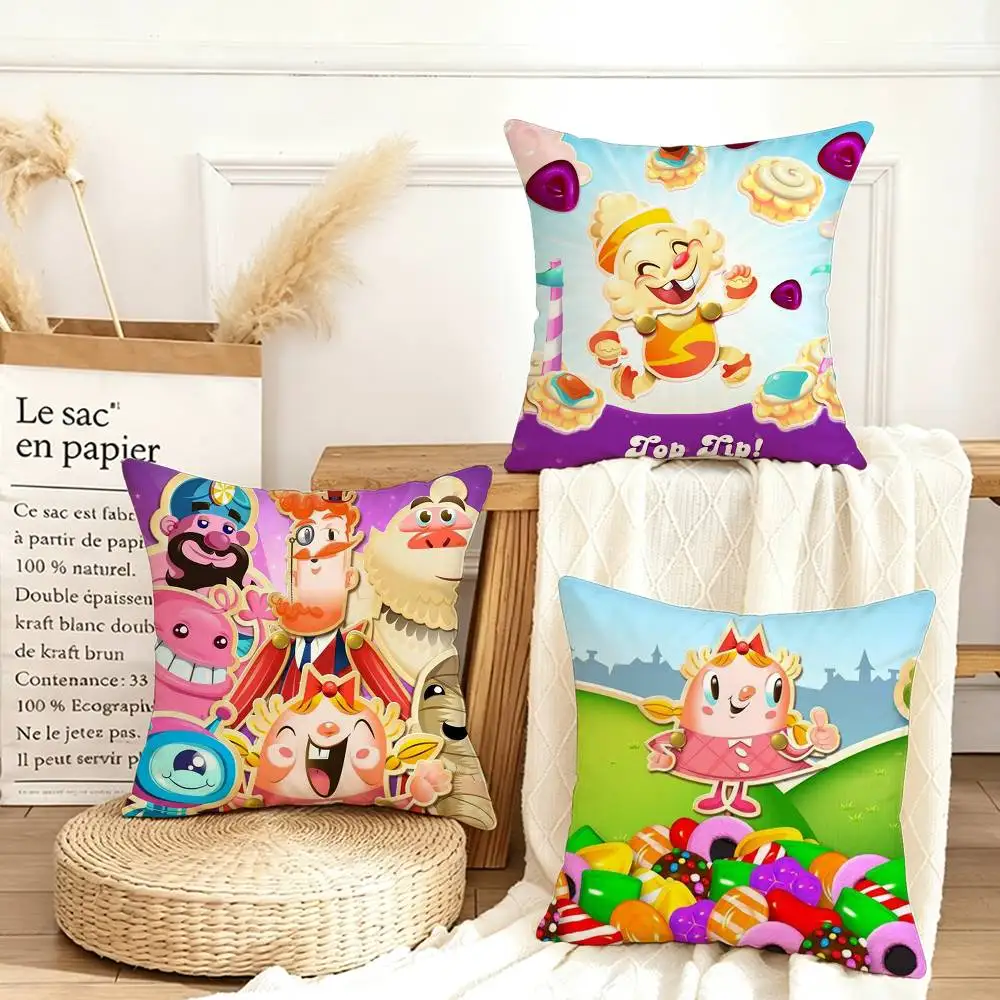 Game C-andy C-rush Saga Various Sizes Square Pillow Case For Car Home Bedchamber Decor
Game C-andy C-rush Saga Various Sizes Square Pillow Case For Car Home Bedchamber Decor
