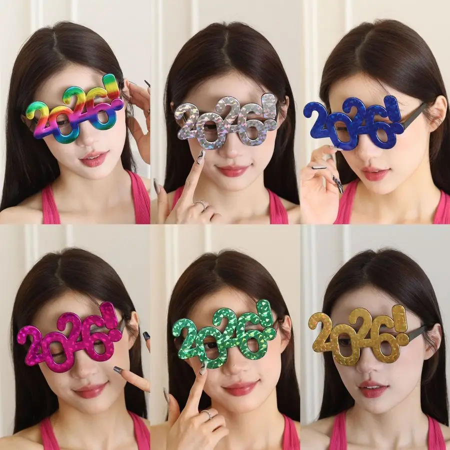 1pc of Creative New Year Props, Exclamation Mark 2026 Quirky Costume Glasses for Party Christmas Decorations And New Year'S Phot
1pc of Creative New Year Props, Exclamation Mark 2026 Quirky Costume Glasses for Party Christmas Decorations And New Year'S Phot