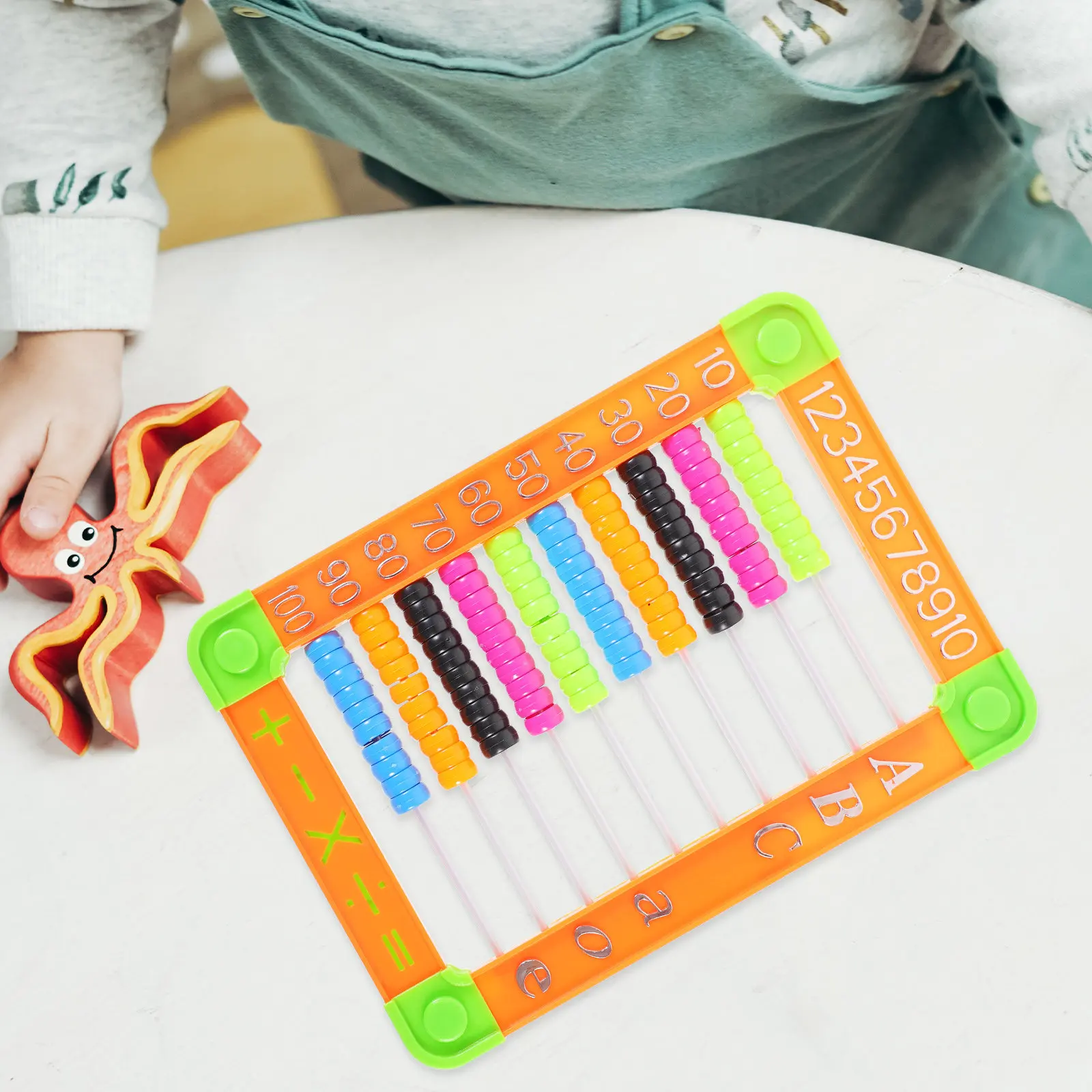 2Pcs Plastic Abacus for Kids Learning Math Counting Letters Numbers Brain Development Arithmetic Training Educational Tool
2Pcs Plastic Abacus for Kids Learning Math Counting Letters Numbers Brain Development Arithmetic Training Educational Tool