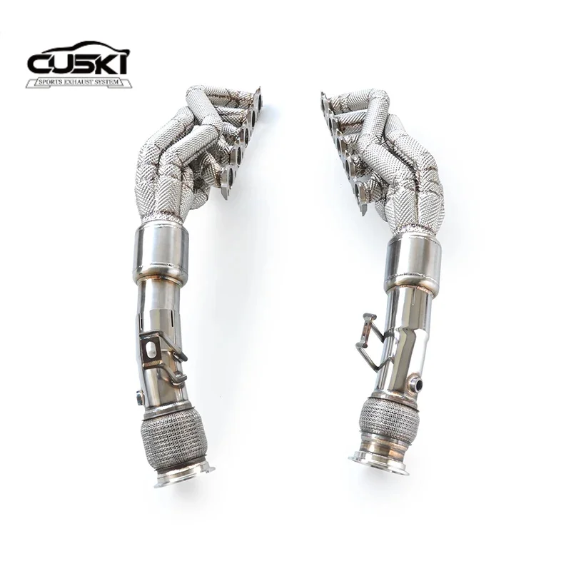 Высокопроизводительный выпускной коллектор из нержавеющей стали 304, подходящий для автомобиля Lamborghini Huracan LP580/LP610 5.2l 2014-2018 гг.
Высокопроизводительный выпускной коллектор из нержавеющей стали 304, подходящий для автомобиля Lamborghini Huracan LP580/LP610 5.2l 2014-2018 гг.