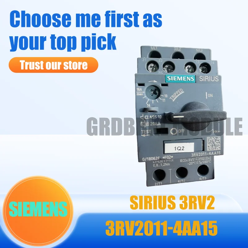 New Original SIEMENS 3RV2011-4AA15 Motor Protection Circuit Breaker
New Original SIEMENS 3RV2011-4AA15 Motor Protection Circuit Breaker