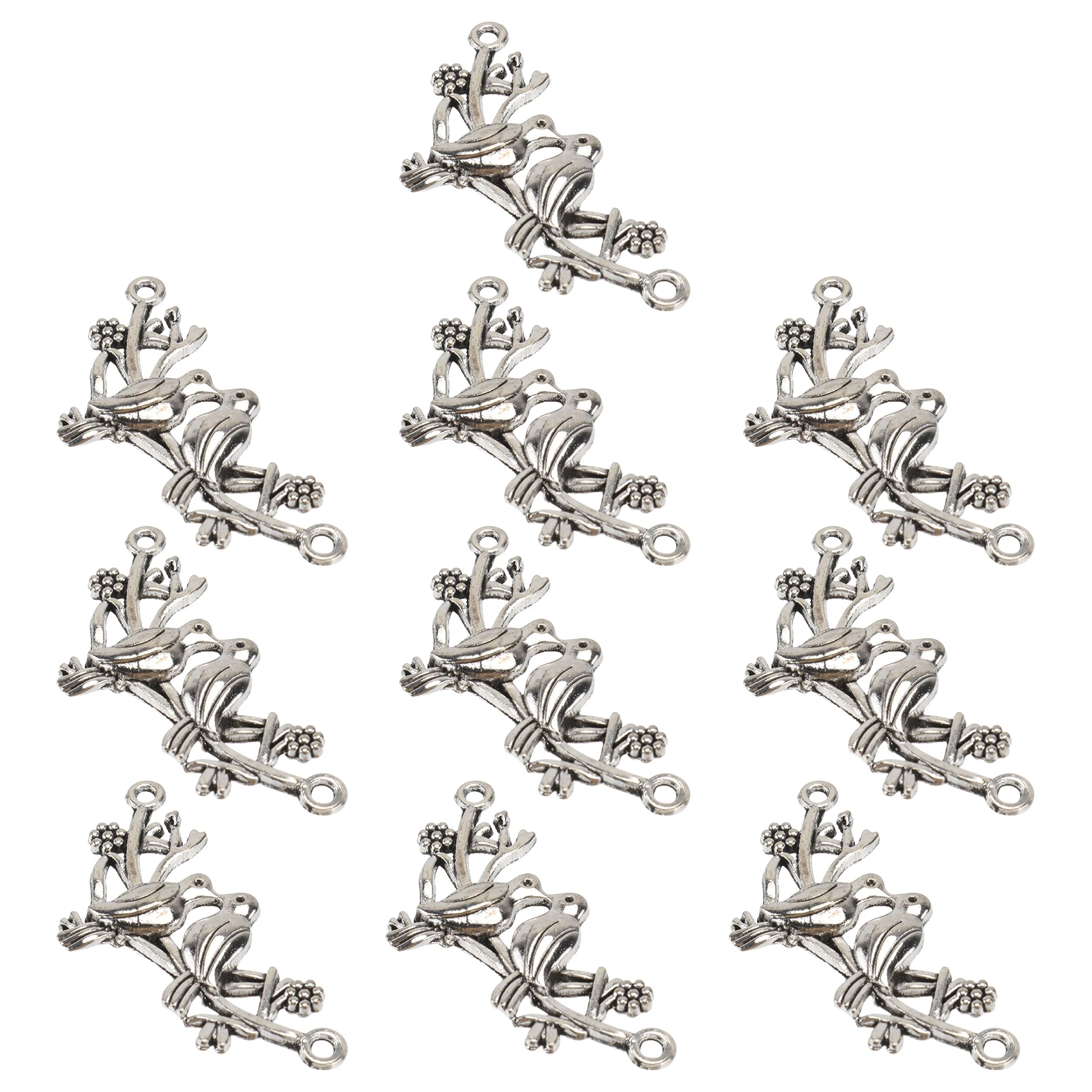 10pcs Bird Pendant Alloy Vintage Jewelry DIY Accessories Necklace Bracelet Bag Ornaments Fashion Creative Safe Elegant Style
10pcs Bird Pendant Alloy Vintage Jewelry DIY Accessories Necklace Bracelet Bag Ornaments Fashion Creative Safe Elegant Style