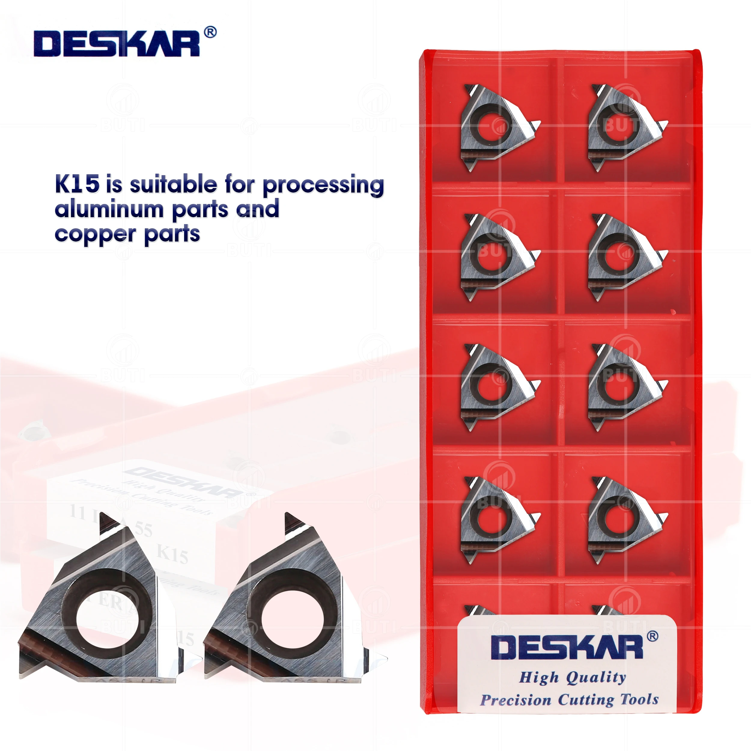 DESKAR 100% оригинальный 11ER 11IR 1.0ISO 1.5ISO A55 A60 K15 токарный станок с ЧПУ токарные инструменты для резьбы резьбовые вставки для алюминия
DESKAR 100% оригинальный 11ER 11IR 1.0ISO 1.5ISO A55 A60 K15 токарный станок с ЧПУ токарные инструменты для резьбы резьбовые вставки для алюминия