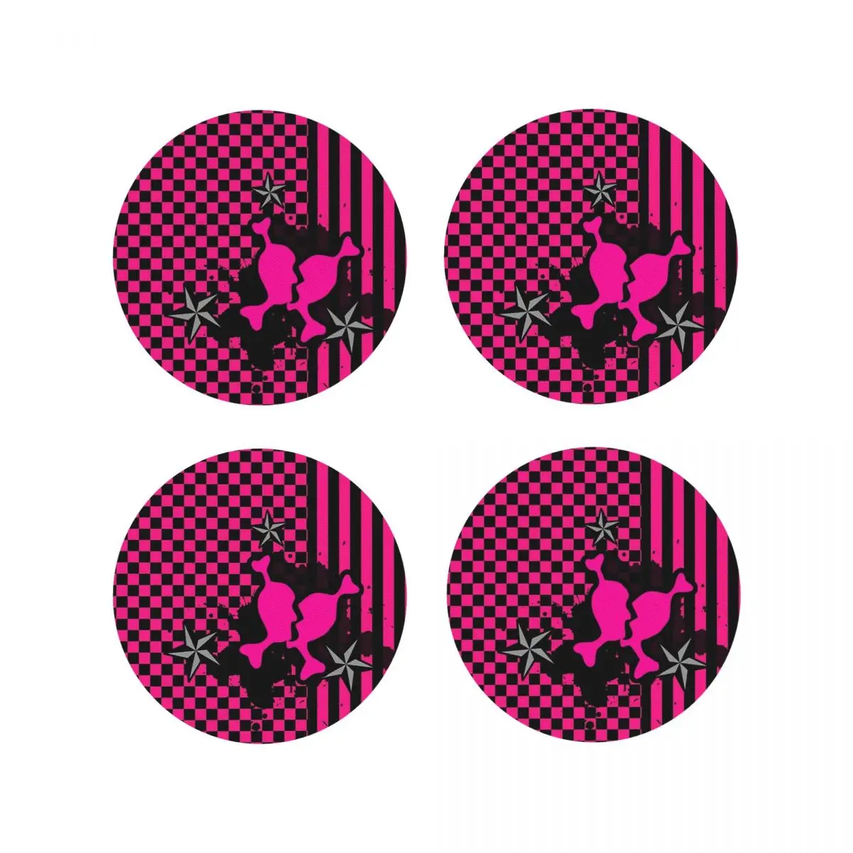 Розовые эмо-подставки в стиле панк, кухонные салфетки, нескользящие изоляционные коврики для чашек, кофейные коврики для декора, домашняя посуда, подушечки, набор из 4 шт.
Розовые эмо-подставки в стиле панк, кухонные салфетки, нескользящие изоляционные коврики для чашек, кофейные коврики для декора, домашняя посуда, подушечки, набор из 4 шт.