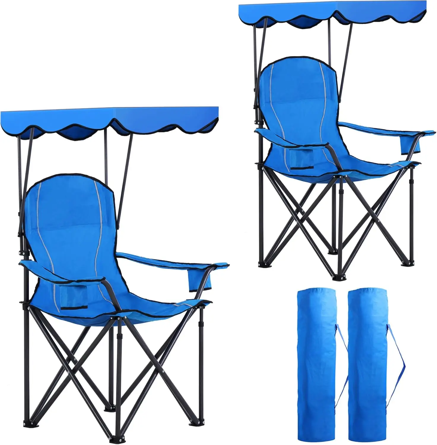 Camping Recliner Chair Canopy Shade Folding Heavy Duty Carry Bag Outdoor Hiking Beach 350 Lbs
Camping Recliner Chair Canopy Shade Folding Heavy Duty Carry Bag Outdoor Hiking Beach 350 Lbs